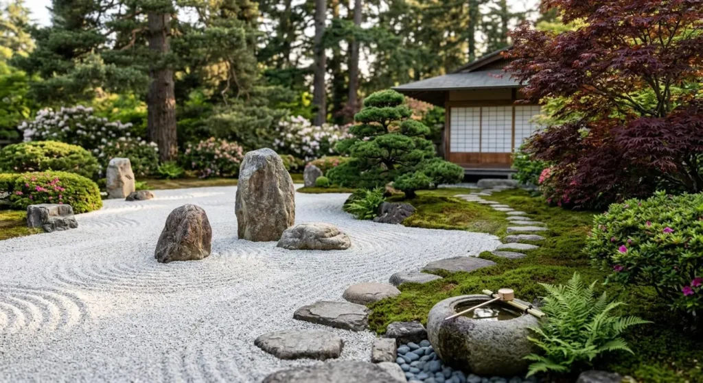 Japanese-Inspired Front Yard Rock Garden Designs