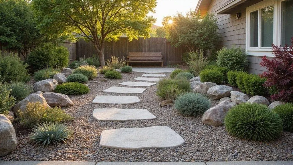 Small Front Yard Landscaping Ideas with Rocks