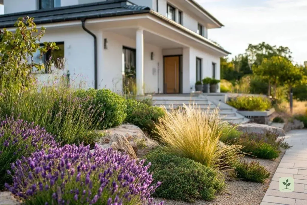 Low-Maintenance Front Yard Rock Garden Ideas
